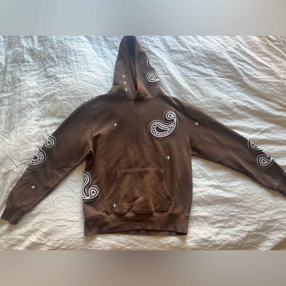 Brown Graphic Hoodie